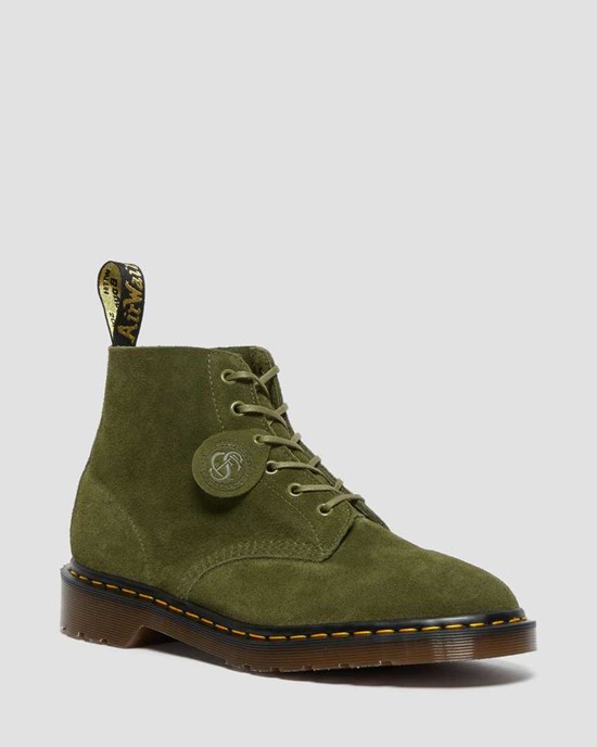 Dr Martens 101 Wildleder Stiefeletten Damen Grün | TVG-753984