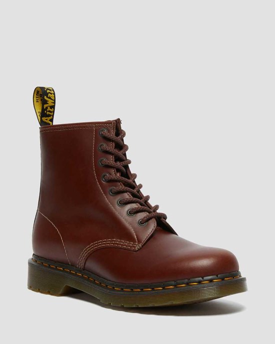 Dr Martens 1460 Abruzzo Leder Stiefeletten Herren Braun Schwarz | YFG-932068