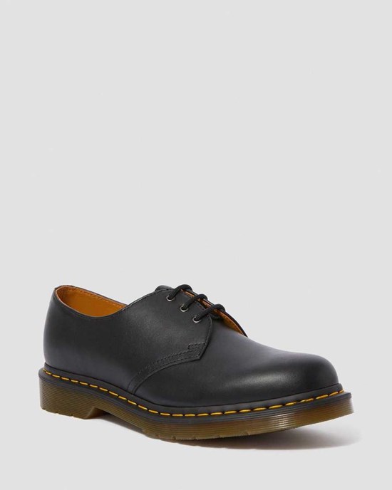 Dr Martens 1461 Nappa Leder Oxfords Schuhe Herren Schwarz | CDT-639107