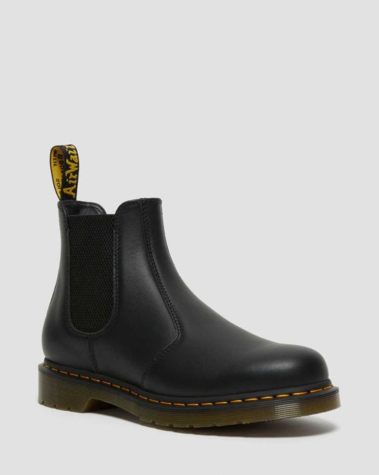 Dr Martens 2976 Nappa Leder Chelsea Stiefel Herren Schwarz | NYF-149075