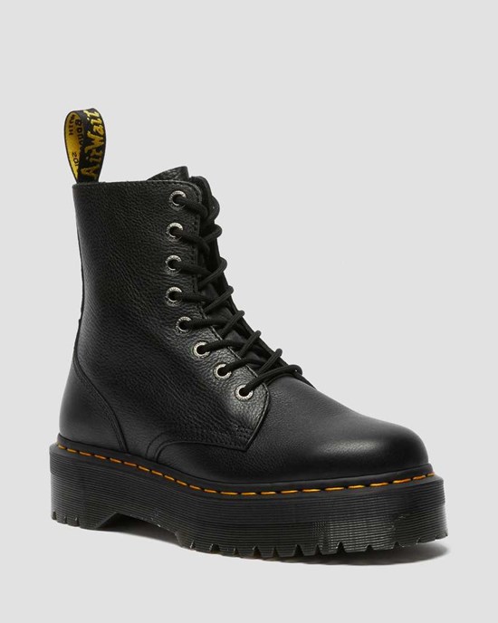 Dr Martens Jadon Pisa Leder Stiefeletten Herren Schwarz | ASP-724530