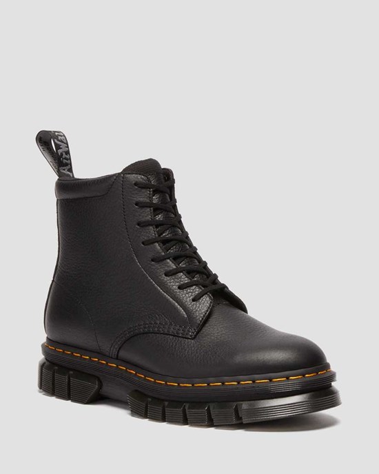 Dr Martens Rikard Lunar Leder Stiefeletten Damen Schwarz | XDN-152937