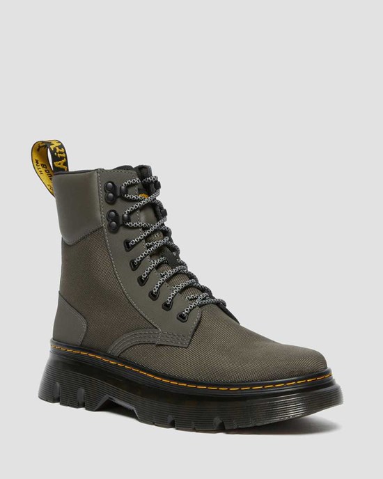 Dr Martens Tarik Canvas Boots Damen Gunmetal | YMC-087251