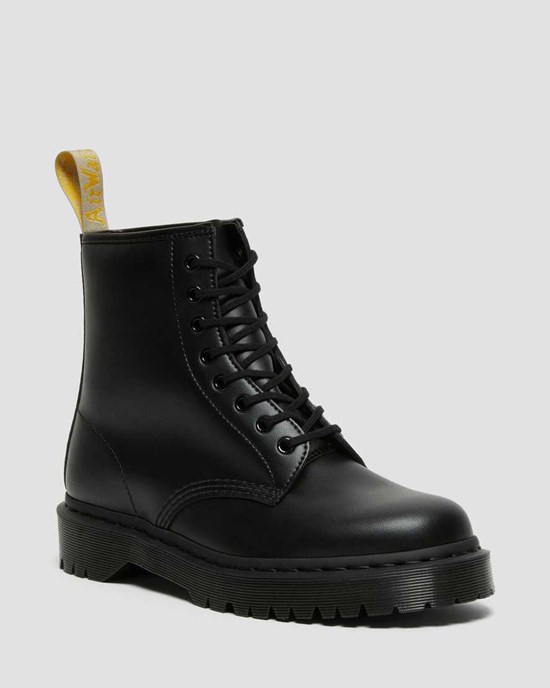 Dr Martens Vegan 1460 Bex Mono Schnürstiefel Damen Schwarz | IHR-604175