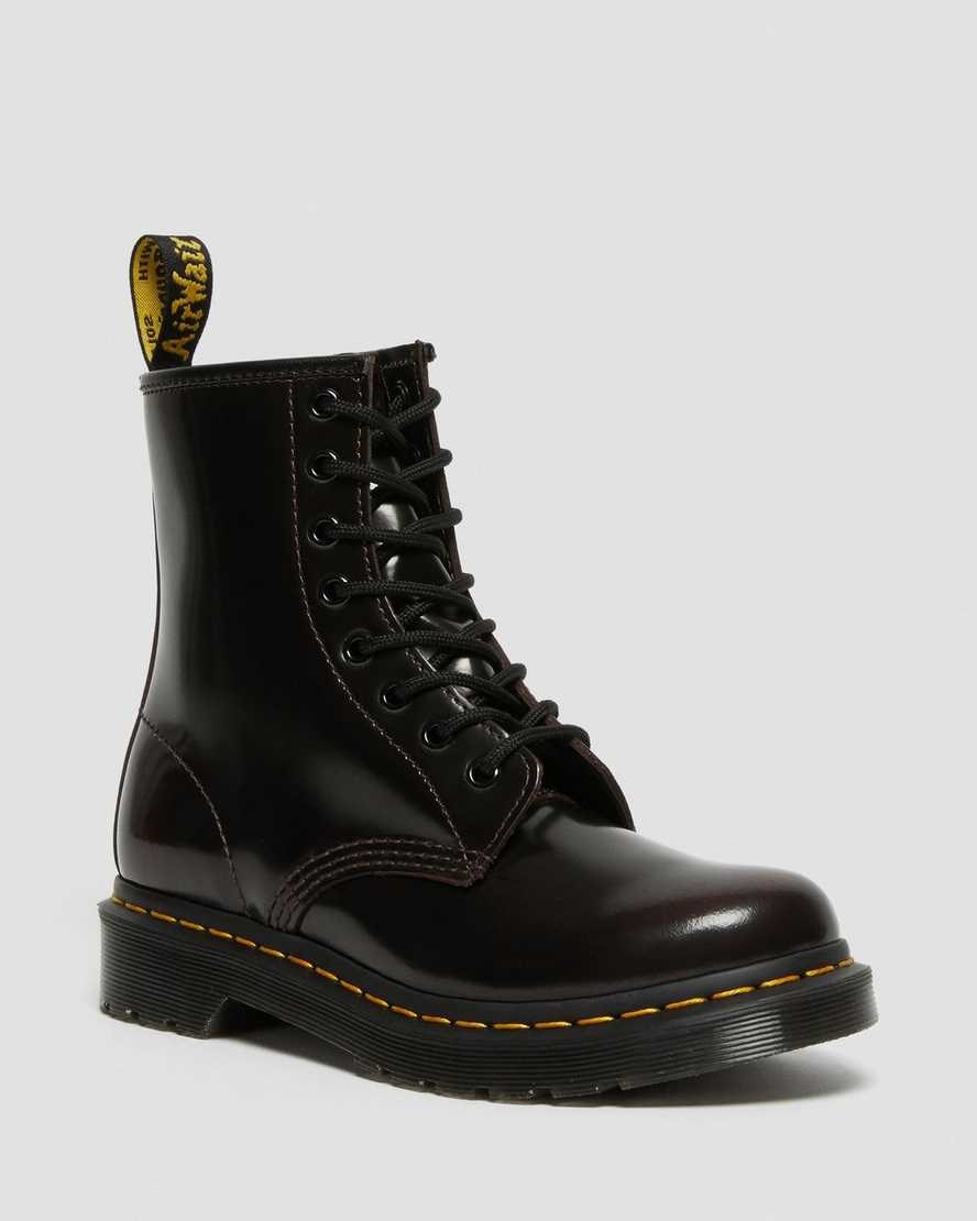 Dr Martens 1460 Arcadia Leder Schnürstiefel Damen Rot | SIV-802716