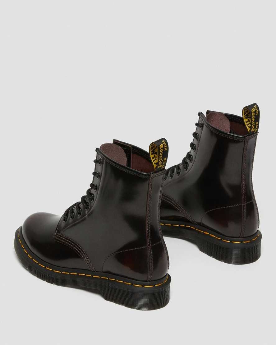 Dr Martens 1460 Arcadia Leder Schnürstiefel Damen Rot | SIV-802716