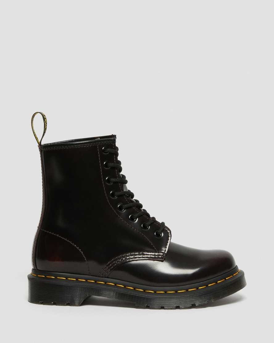 Dr Martens 1460 Arcadia Leder Schnürstiefel Damen Rot | SIV-802716