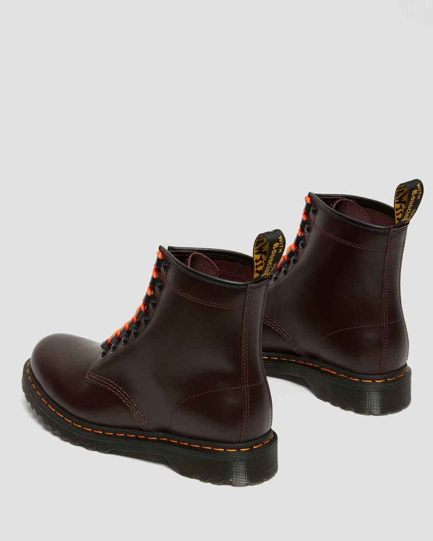 Dr Martens 1460 Ben Smooth Leder Stiefeletten Damen Rot | GAD-832651