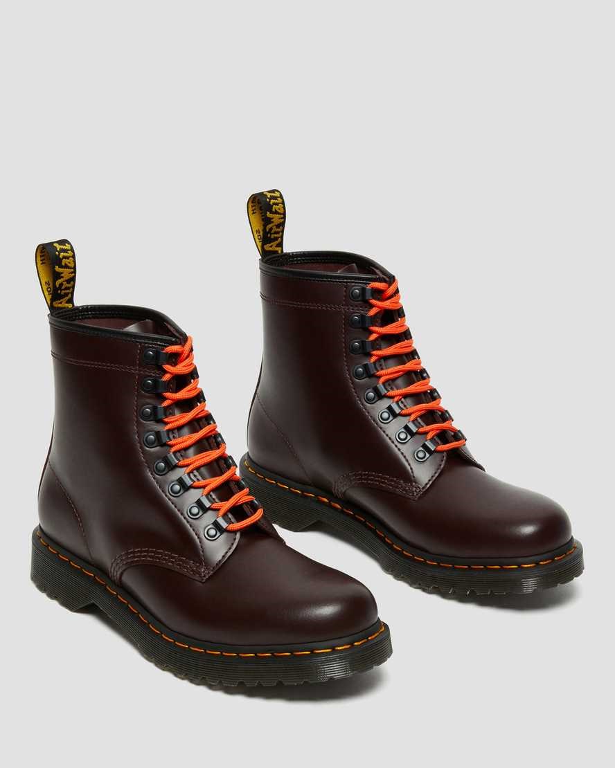 Dr Martens 1460 Ben Smooth Leder Stiefeletten Herren Rot | XMP-045673