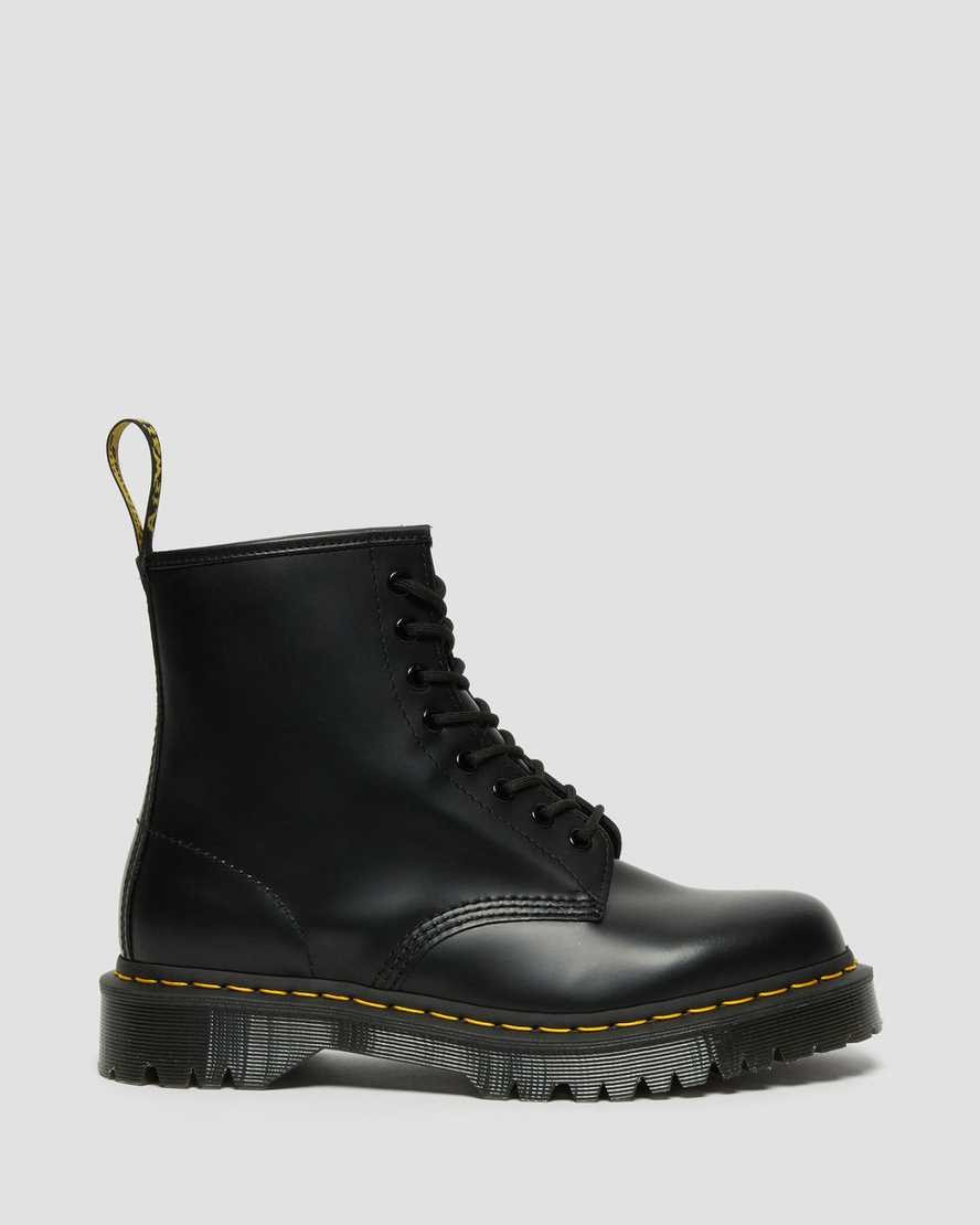 Dr Martens 1460 Bex Smooth Leder Schnürstiefel Damen Schwarz | LUI-314820