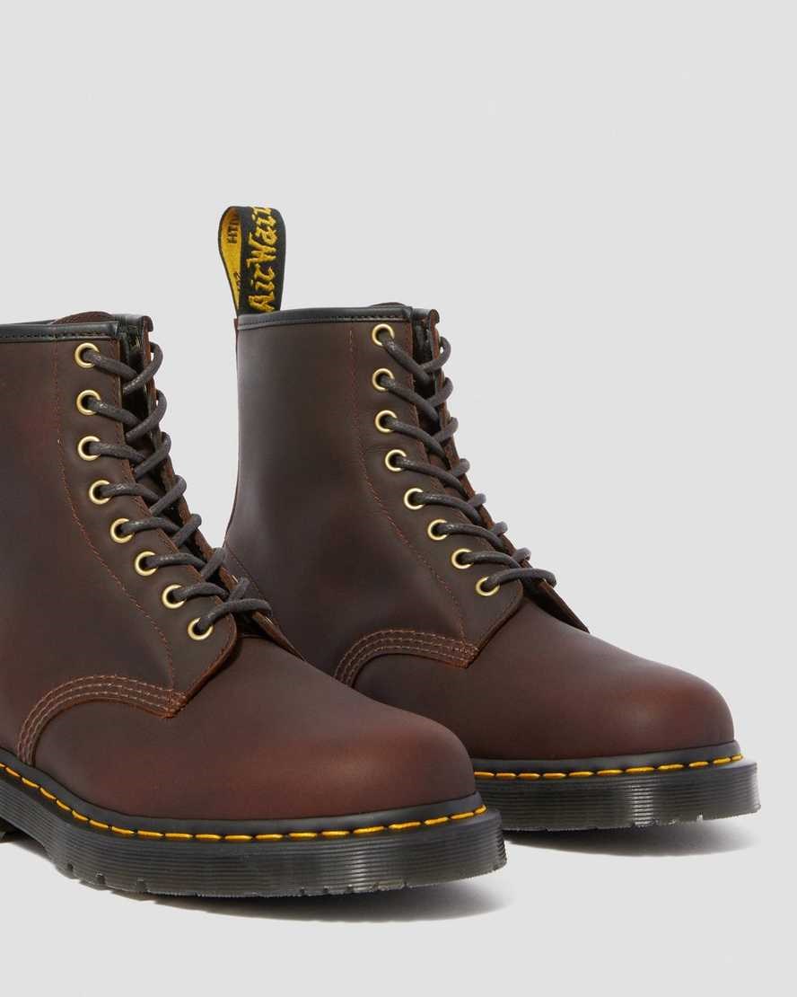 Dr Martens 1460 DM's Wintergrip Schnürstiefel Damen Cocoa | RAC-925803