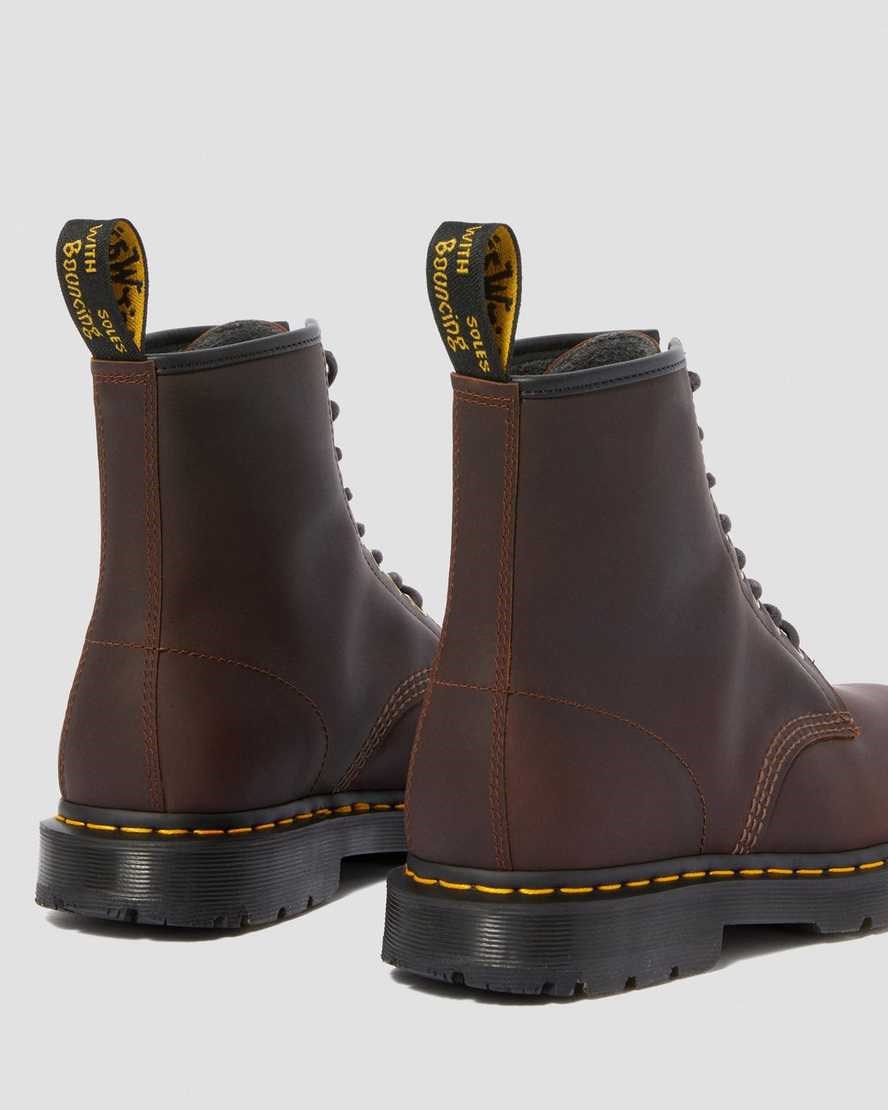 Dr Martens 1460 DM's Wintergrip Schnürstiefel Damen Cocoa | RAC-925803