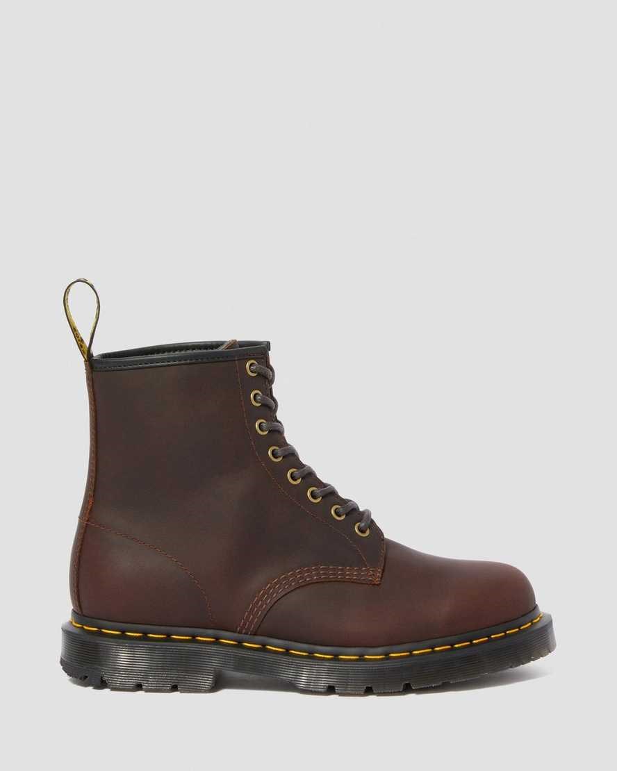 Dr Martens 1460 DM's Wintergrip Schnürstiefel Damen Cocoa | RAC-925803