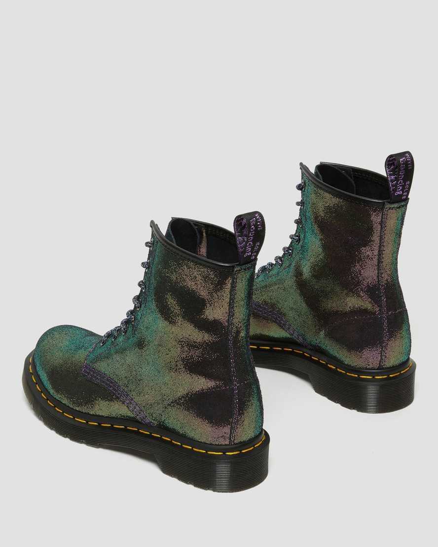 Dr Martens 1460 Disco Iridescent Wildleder Stiefeletten Damen Lila | SXY-368419