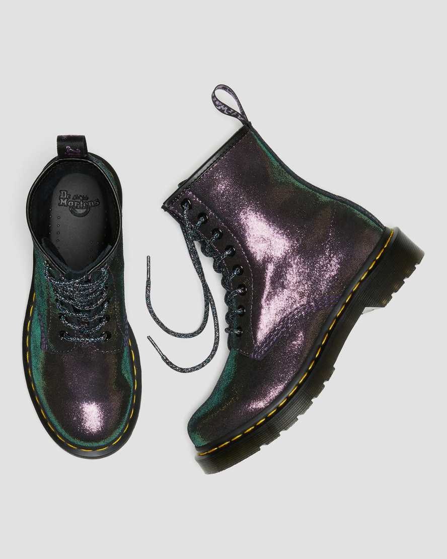 Dr Martens 1460 Disco Iridescent Wildleder Stiefeletten Damen Lila | SXY-368419