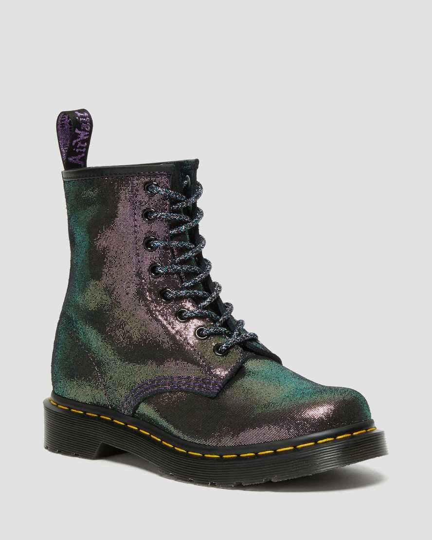 Dr Martens 1460 Disco Iridescent Wildleder Stiefeletten Damen Lila | SXY-368419