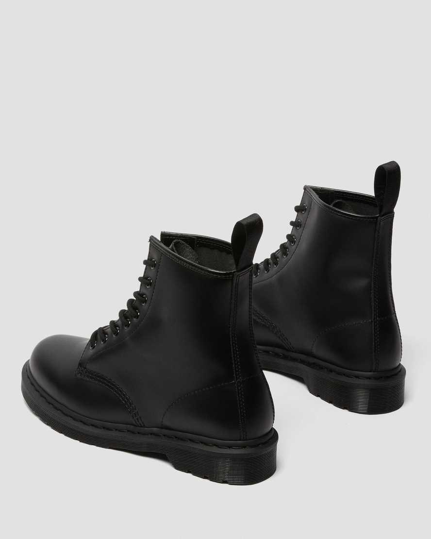 Dr Martens 1460 Mono Smooth Leder Schnürstiefel Herren Schwarz | UWA-619402