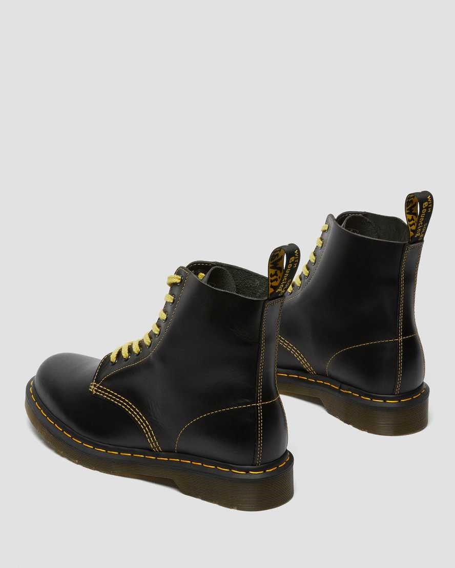 Dr Martens 1460 Pascal Atlas Leder Stiefeletten Damen Dunkelgrau | TRV-967423