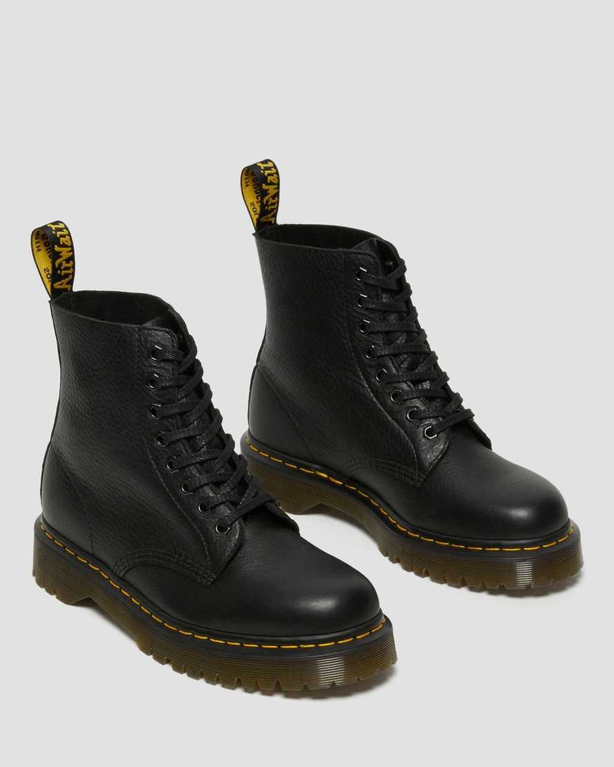 Dr Martens 1460 Pascal Bex Leder Schnürstiefel Damen Schwarz | COZ-629378