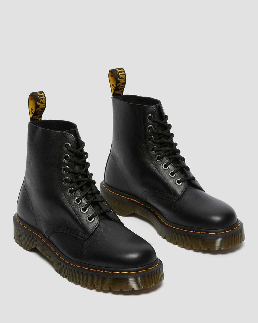 Dr Martens 1460 Pascal Bex Pisa Leder Schnürstiefel Damen Schwarz | MAC-850137