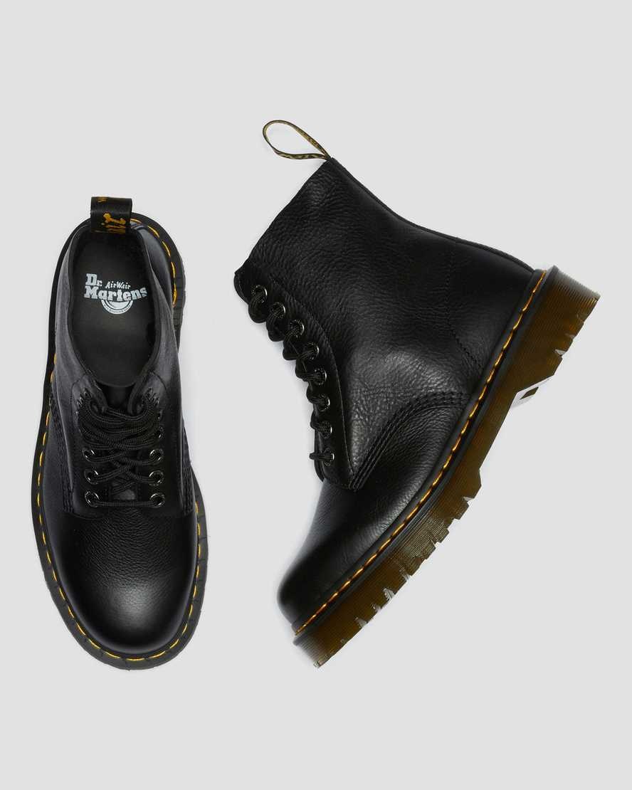 Dr Martens 1460 Pascal Bex Pisa Leder Schnürstiefel Damen Schwarz | MAC-850137