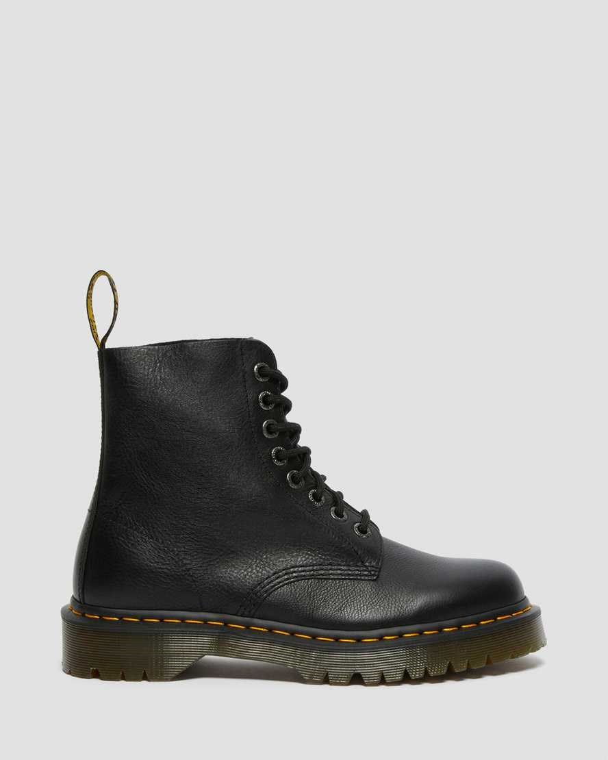 Dr Martens 1460 Pascal Bex Pisa Leder Schnürstiefel Damen Schwarz | MAC-850137