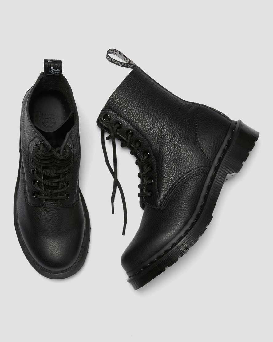 Dr Martens 1460 Pascal Mono Schnürstiefel Damen Schwarz | HJZ-290648