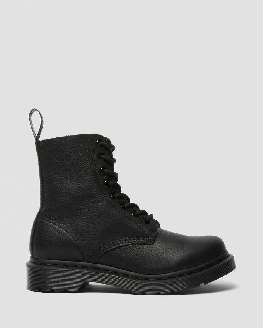 Dr Martens 1460 Pascal Mono Schnürstiefel Damen Schwarz | HJZ-290648