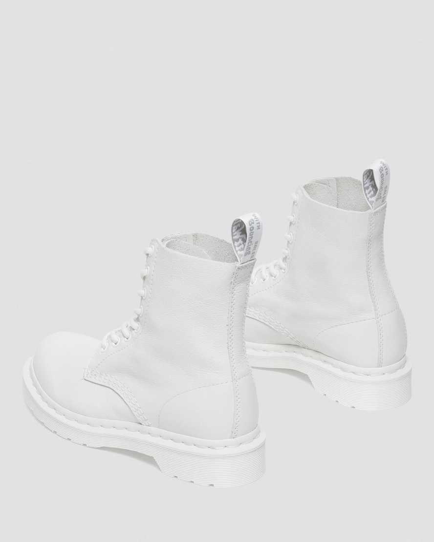 Dr Martens 1460 Pascal Mono Stiefeletten Damen Weiß | LXV-167598