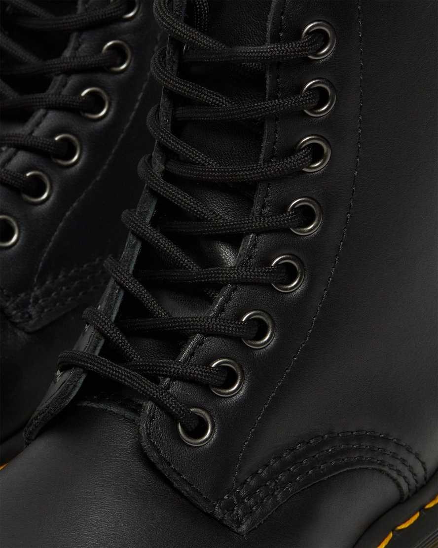 Dr Martens 1460 Pascal Nappa Reißverschluss Stiefeletten Damen Schwarz | OED-753401