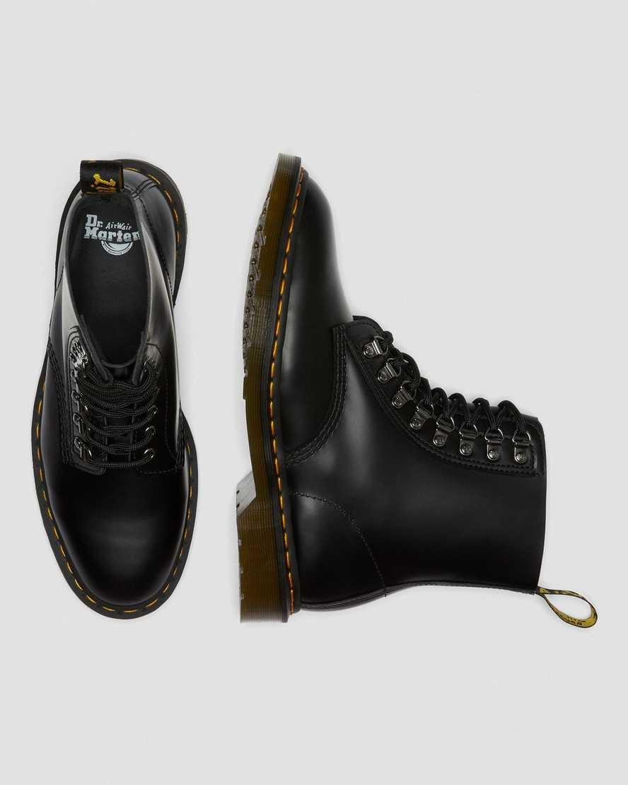 Dr Martens 1460 Pascal Verso Smooth Leder Stiefeletten Damen Schwarz | LCX-026789