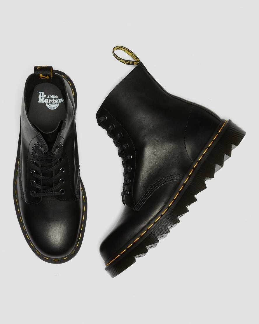 Dr Martens 1460 Pascal Ziggy Leder Stiefeletten Herren Schwarz | KAD-450936