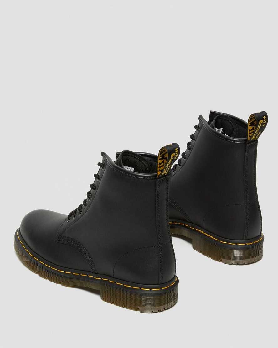 Dr Martens 1460 Slip Resistant Leder Schnürstiefel Damen Schwarz | WEZ-128749