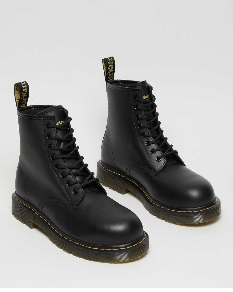 Dr Martens 1460 Slip Resistant Steel Kappe Schnürstiefel Damen Schwarz | ERQ-413652