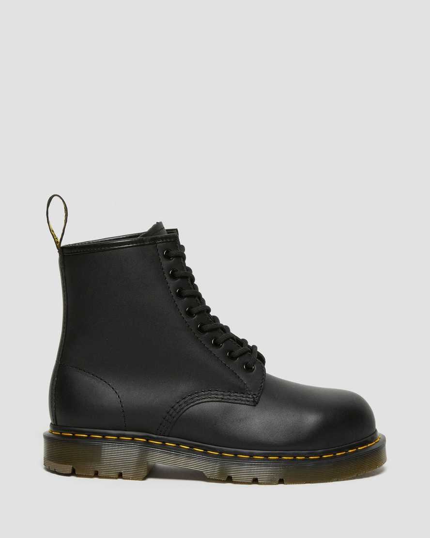 Dr Martens 1460 Slip Resistant Steel Kappe Schnürstiefel Damen Schwarz | ERQ-413652