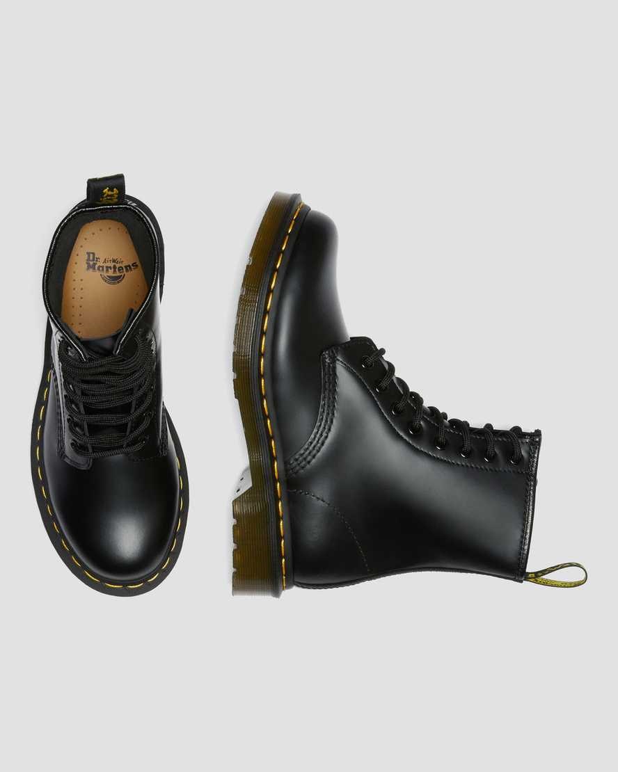 Dr Martens 1460 Smooth Leder Schnürstiefel Damen Schwarz | CZD-402781