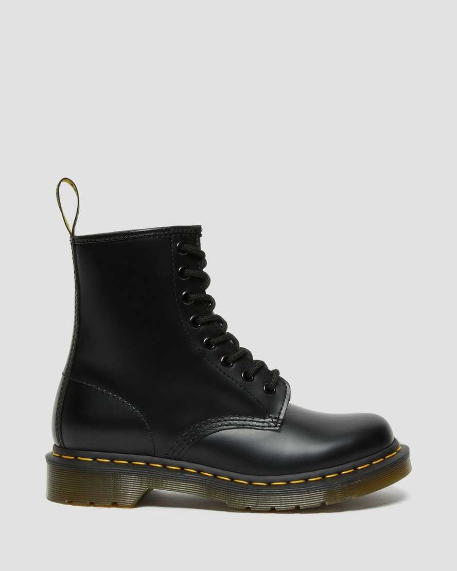 Dr Martens 1460 Smooth Leder Schnürstiefel Damen Schwarz | CZD-402781