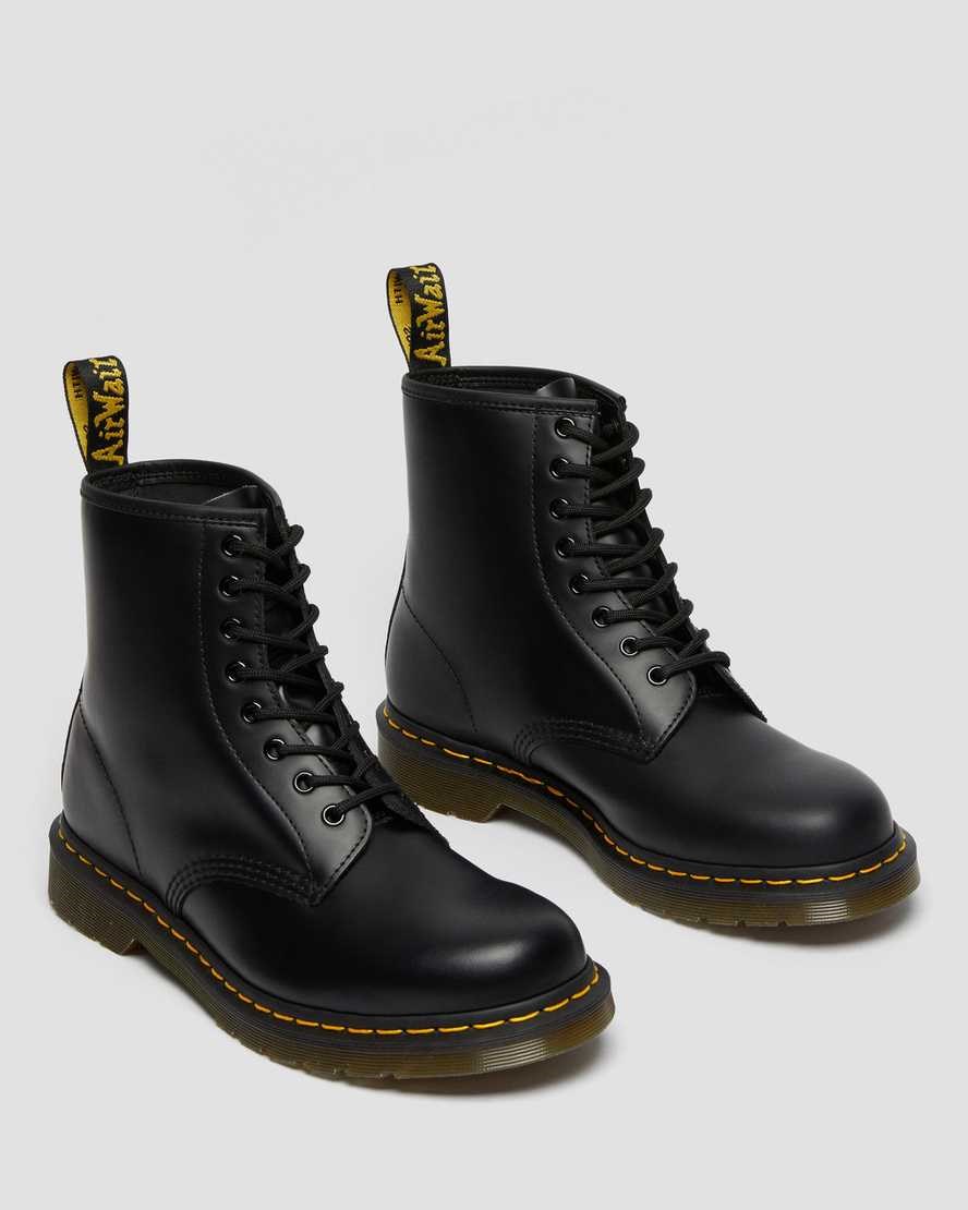 Dr Martens 1460 Smooth Leder Schnürstiefel Damen Schwarz | EXF-250138