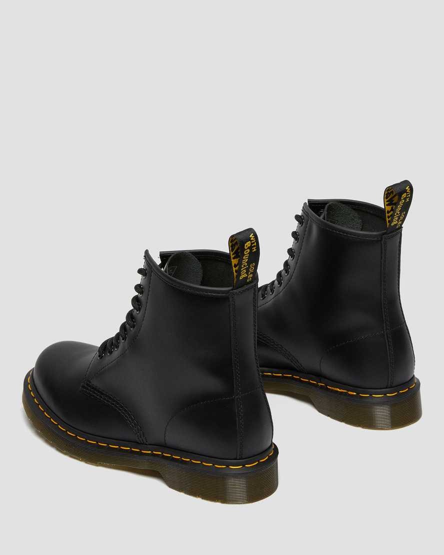 Dr Martens 1460 Smooth Leder Schnürstiefel Damen Schwarz | EXF-250138