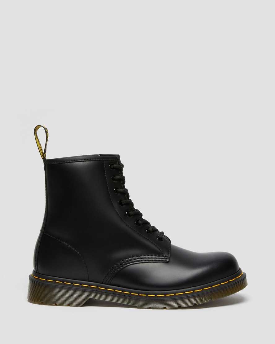 Dr Martens 1460 Smooth Leder Schnürstiefel Damen Schwarz | EXF-250138