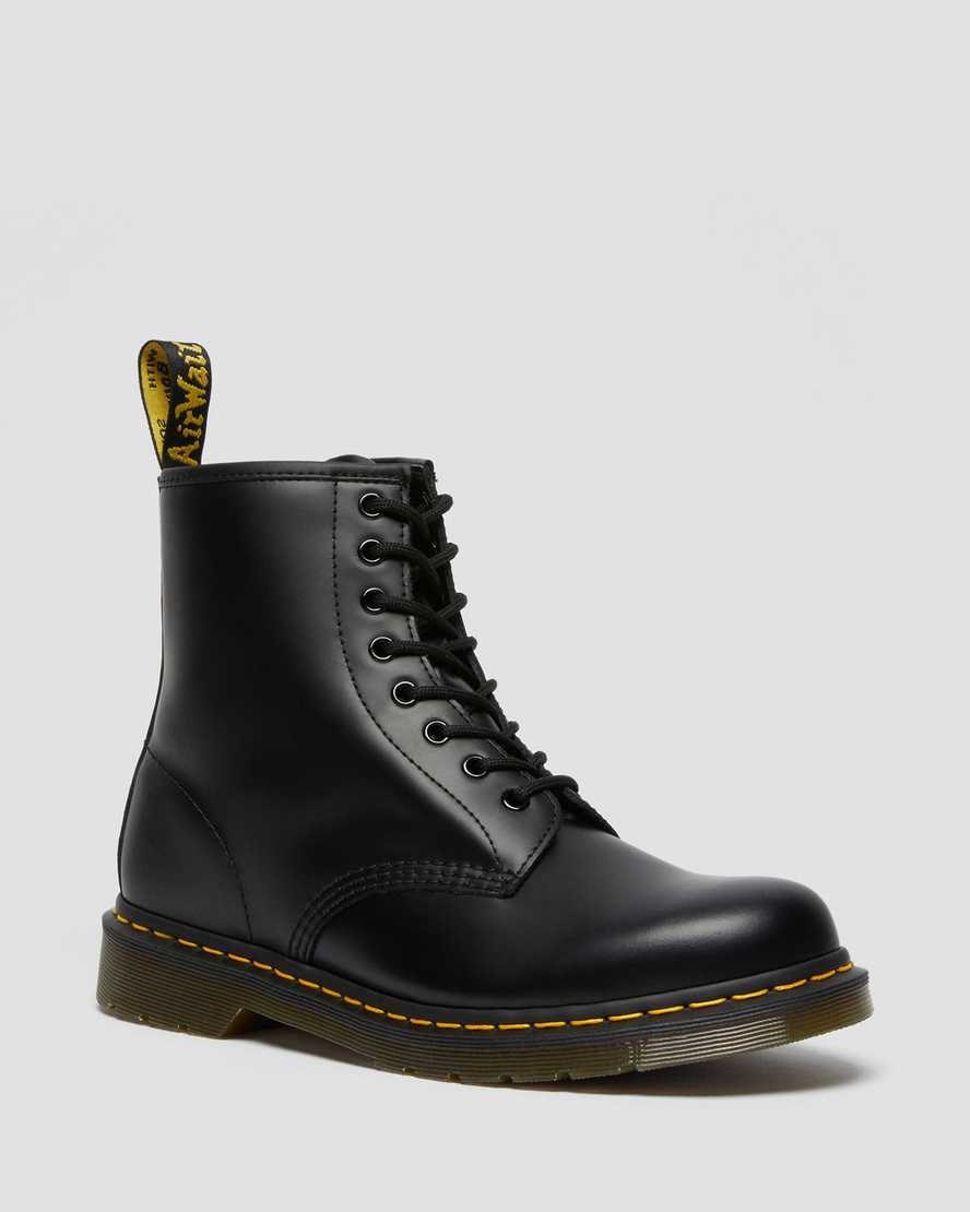 Dr Martens 1460 Smooth Leder Schnürstiefel Damen Schwarz | EXF-250138