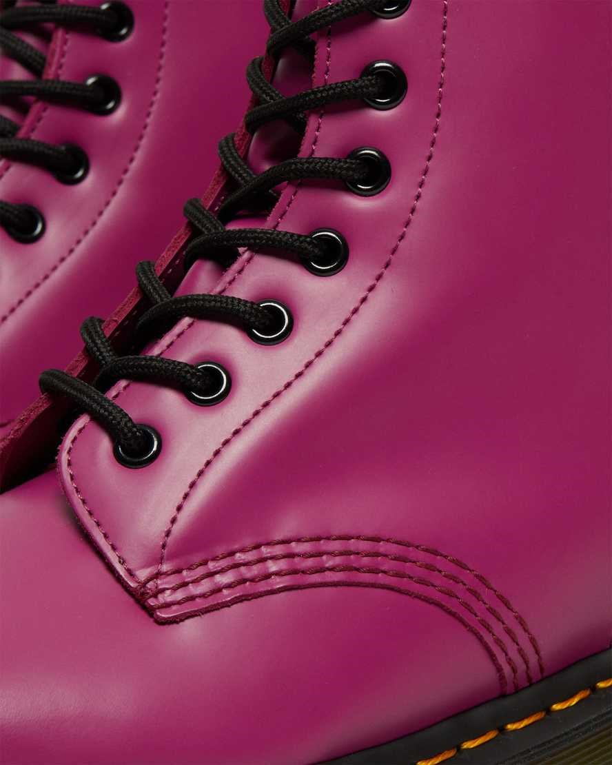 Dr Martens 1460 Smooth Leder Schnürstiefel Damen Rosa | IAG-527613