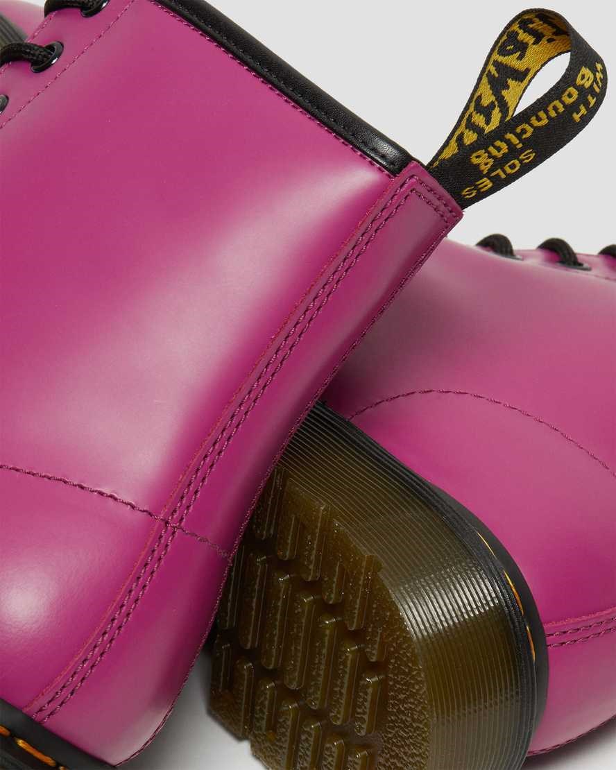 Dr Martens 1460 Smooth Leder Schnürstiefel Damen Rosa | IAG-527613