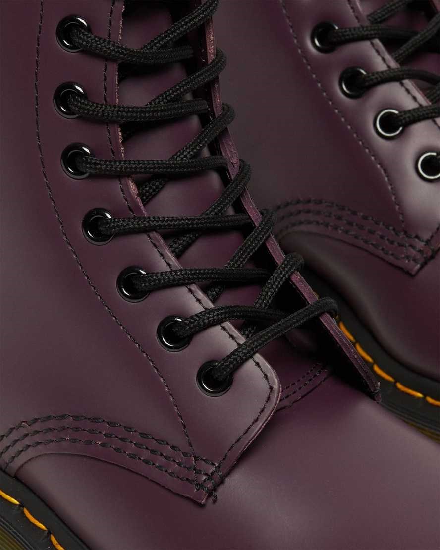 Dr Martens 1460 Smooth Leder Schnürstiefel Damen Lila | MCO-926374