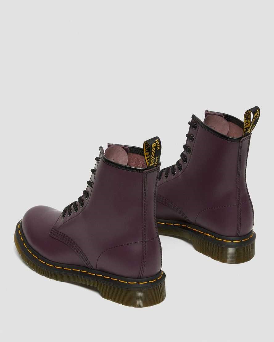 Dr Martens 1460 Smooth Leder Schnürstiefel Damen Lila | MCO-926374