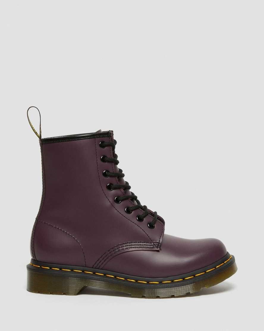 Dr Martens 1460 Smooth Leder Schnürstiefel Damen Lila | MCO-926374