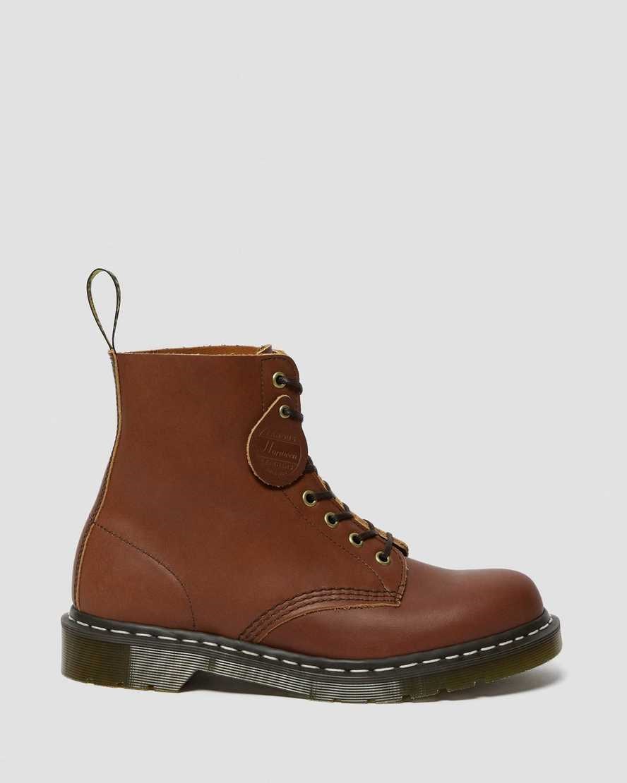 Dr Martens 1460 Veg Tan Leder Schnürstiefel Herren Tan | DYI-342816