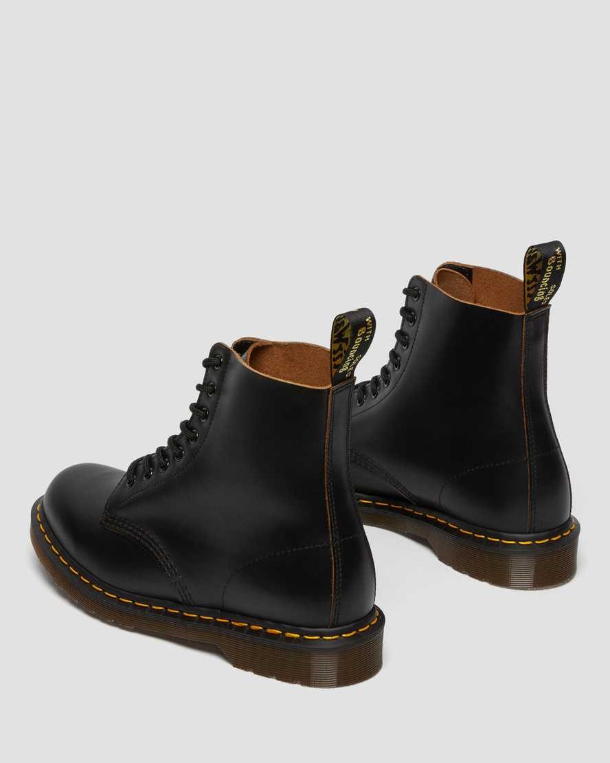 Dr Martens 1460 Vintage Made in England Schnürstiefel Herren Schwarz | APV-024315