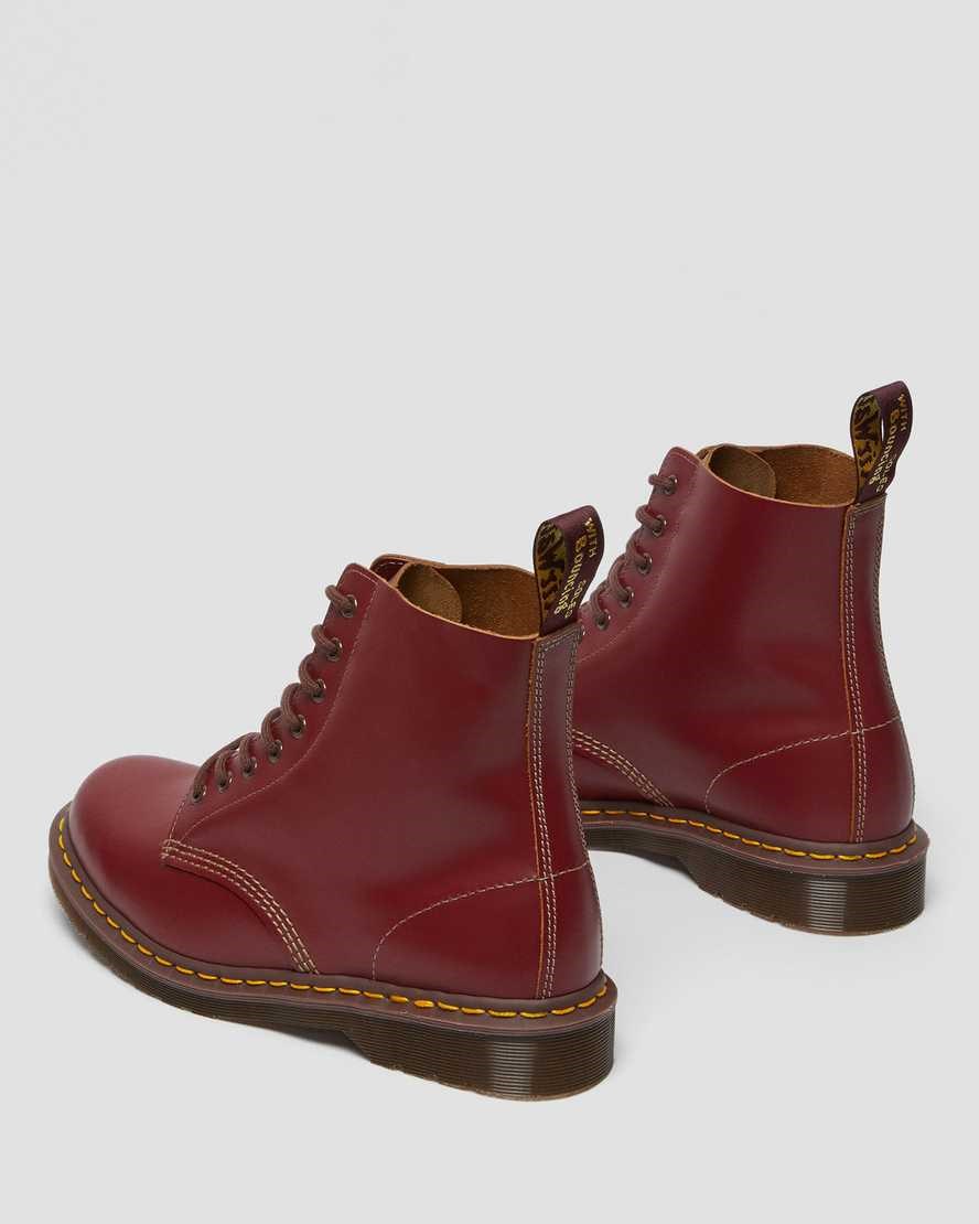 Dr Martens 1460 Vintage Made in England Stiefeletten Damen Rot | FDI-481062