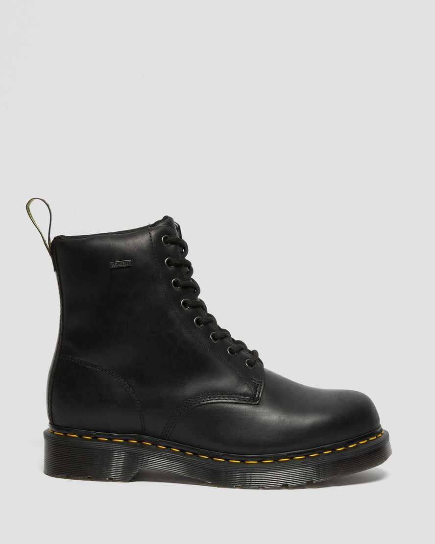 Dr Martens 1460 Wasserdichte Stiefeletten Herren Schwarz | NQC-253079